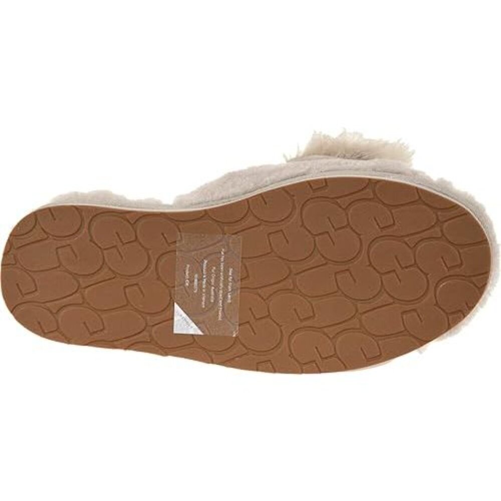 UGG Women's Slippers in Gray and Cream - Picture 2 of 3